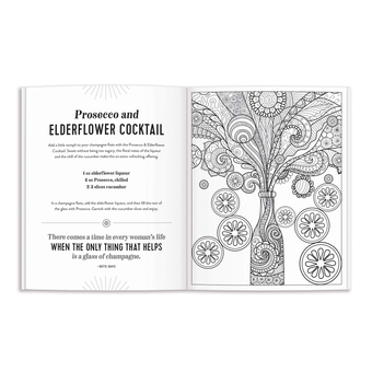Бумажная книга «The Power of Positive Drinking Coloring and Cocktail Book» - фото №5 - миниатюра
