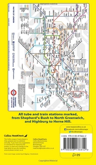Паперова книга «Collins Handy Street Map London», автор Коллінз Джєм - фото №2 - мініатюра