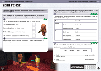 Бумажная книга «Minecraft English Ages 9-10: Official Workbook» - фото №4 - миниатюра