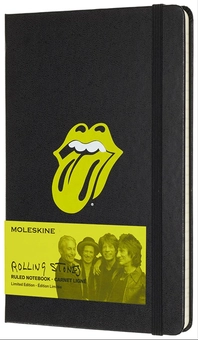  «Записная книга Moleskine Rolling Stones черная (LERSQP060BK)», бренда Moleskine - фото №1 - миниатюра