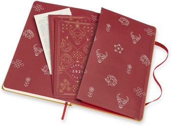  «Блокнот Moleskine Year of the Ox Нелинованный Золотистый (LECNYOXQP062)», бренда Moleskine - фото №6 - миниатюра