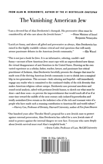 Паперова книга «The Vanishing American Jew. In Search of Jewish Identity for the Next Century», автор Алан Дершовіц - фото №2 - мініатюра