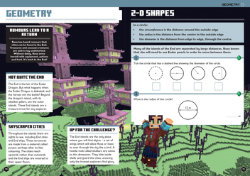 Паперова книга «Minecraft Maths Ages 10-11: Official Workbook» - фото №4 - мініатюра
