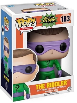 «Коллекционная фигурка Funko Pop! Pop Heroes DC Comics Batman '66 The Riddler (FK13628)», бренда Funko Pop - фото №3 - миниатюра