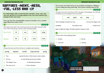 Паперова книга «Minecraft English Ages 6-7: Official Workbook» - фото №3 - мініатюра