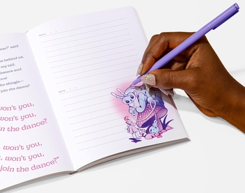 Бумажная книга «Alice's Wonderland Dream Journal: A Memory Book Inspired by the Works of Lewis Carroll» - фото №2 - миниатюра