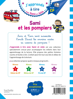 Бумажная книга «Sami et Julie CP Niveau 3 Sami et les pompiers», авторов Emmanuelle Massonaud, Тереза ​​Бонте - фото №2 - миниатюра