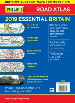 Бумажная книга «Philip's 2019 Essential Road Atlas Britain and Ireland - Spiral A4 : (Spiral binding)» - фото №2 - миниатюра