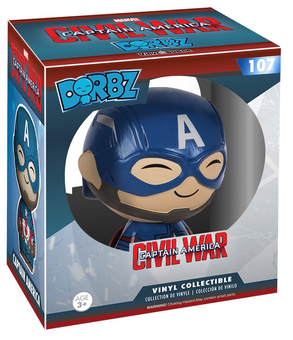  «Коллекционная фигурка Funko Pop! Dorbz Капитан Америка (FK7734)», бренда Funko Pop - фото №3 - миниатюра