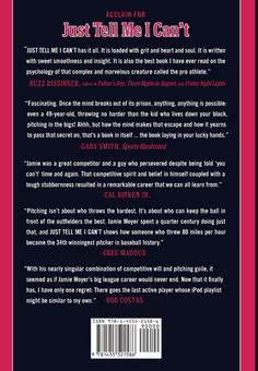 Паперова книга «Just Tell Me I Can't. How Jamie Moyer Defied the Radar Gun and Defeated Time», авторів Джеймі Мойєр, Ларрі Платт - фото №2 - мініатюра