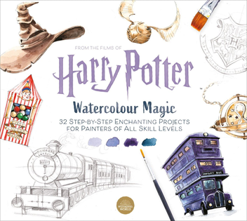 Бумажная книга «Harry Potter Watercolour Magic. 32 Step-by-Step Enchanting Projects for Painters of All Skill Levels», автор Тугдже (Оздемир) Аудоир - фото №1 - миниатюра