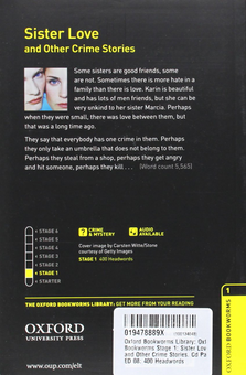 Бумажная книга «Sister Love and Other Crime Stories Audio CD Pack. Level 1», автор Джон Эскотт - фото №2 - миниатюра