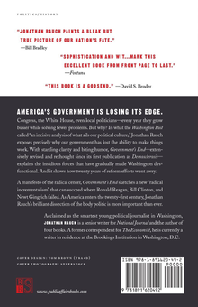 Паперова книга «Government's End. Why Washington Stopped Working », автор Джон Рауч - фото №2 - мініатюра
