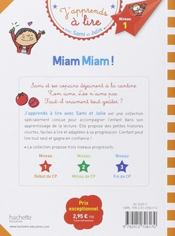 Бумажная книга «Sami et Julie CP: Niveau 1: Miam Miam!», автор Emmanuelle Massonaud - фото №2 - миниатюра