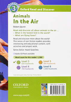 Бумажная книга «Oxford Read and Discover: Level 3: Animals in the Air», автор Роберт Куинн - фото №2 - миниатюра