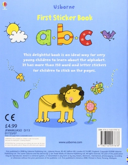 Паперова книга «ABC Sticker Book», автор Сем Теплін - фото №2 - мініатюра