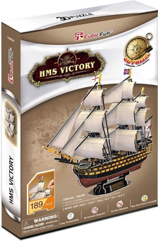  «Тривимірна головоломка-конструктор CubicFun HMS Victory (T4019h)», бренда Cubic Fun - фото №1 - миниатюра