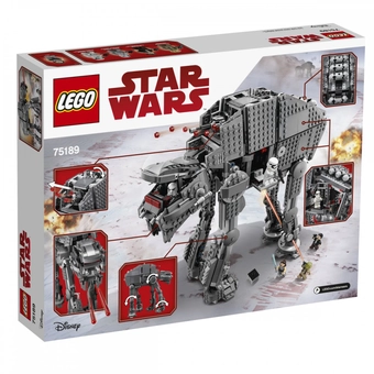  «Конструктор LEGO Star Wars Штурмовой шагоход Первого Ордена (75189)», бренда LEGO - фото №3 - миниатюра