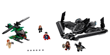 «Конструктор LEGO Super Heroes DC Comics Поединок в небе (76046)», бренда LEGO - фото №3 - миниатюра
