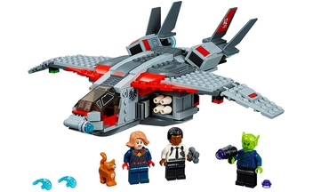  «Конструктор LEGO Super Heroes Marvel Капитан Марвел и нападение скруллов 307 деталей (76127)», бренда LEGO - фото №2 - миниатюра