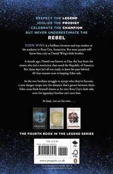 Паперова книга «Rebel. A Legend Novel», автор Марі Лу - фото №2 - мініатюра