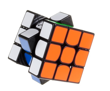  «Игрушка-головоломка QiYi The Valk 3 cube (126black)», бренда QiYi - фото №4 - миниатюра