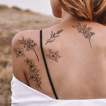 «Набір Тимчасових Тату Cobart WOW-TATTOO Spring Garden (305429338)», бренда Cobart WOW-TATTOO - фото №2 - миниатюра