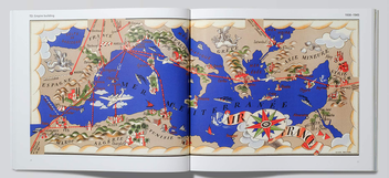 Бумажная книга «Airline Maps. A Century of Art and Design», авторов Марк Овенден, Максвелл Робертс - фото №9 - миниатюра