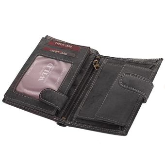 «Кошелек мужской кожаный Always Wild (DNKN4L-MHU-black)», бренду Always Wild - фото №9 - мініатюра