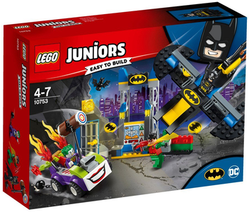  «Конструктор LEGO Juniors Нападение Джокера на бетпечеру 151 деталь (10753)», бренда LEGO - фото №1 - миниатюра