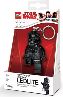  «Брелок-фонарик LEGO Star Wars Пилот истребителя TIE Первого ордена (LGL-KE113)», бренду LEGO - фото №1 - мініатюра