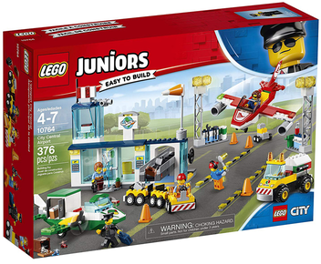  «Конструктор LEGO Juniors Городской аэропорт 376 деталей (10764)», бренда LEGO - фото №1 - миниатюра