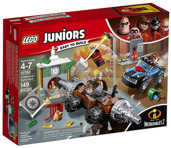  «Конструктор LEGO Juniors Підривашкін грабує банк 149 деталей (10760)», бренду LEGO - фото №1 - мініатюра