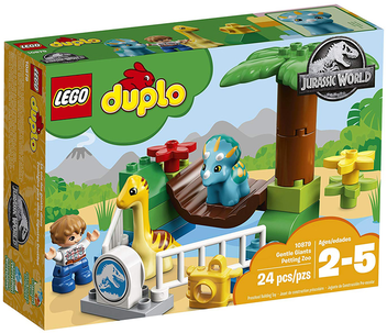  «Конструктор LEGO DUPLO Jurassic World Парк динозаврів 24 деталі (10879)», бренду LEGO - фото №1 - мініатюра
