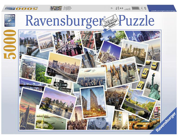  «Пазл Ravensburger Нью-Йорк никогда не спит 5000 элементов (RSV-174331)», бренда Ravensburger - фото №1 - миниатюра