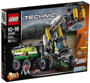  «Конструктор LEGO Technic Лісозаготівельна машина 1003 деталі (42080)», бренду LEGO - фото №1 - мініатюра