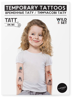 «Временные тату TATTon.me Wild Set», бренда TATTon.me - фото №1 - миниатюра