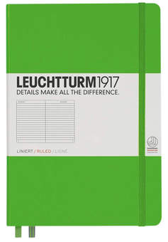 «Блокнот Leuchtturm1917 Линейка Свежий зеленый (357488)», бренда Leuchtturm1917 - фото №1 - миниатюра
