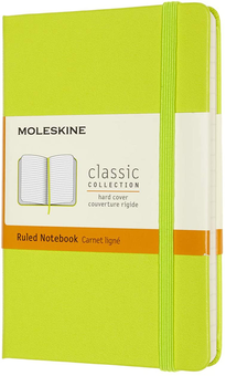  «Блокнот карманный Moleskine Classic Линейка Лимонный зеленый (MM710C2)», бренда Moleskine - фото №1 - миниатюра