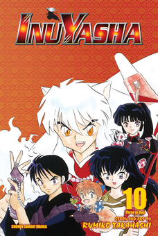 Паперова книга «Inuyasha. 3-in-1 Edition. Volume 10», автор Руміко Такахаші - фото №1 - мініатюра
