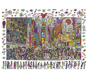  «Пазл Ravensburger Джеймс Риччи Таймс-сквер 1000 элементов (RSV-190690)», бренда Ravensburger - фото №2 - миниатюра