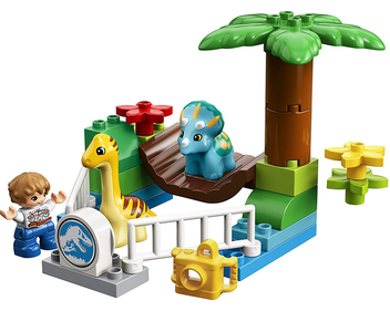  «Конструктор LEGO DUPLO Jurassic World Парк динозаврів 24 деталі (10879)», бренду LEGO - фото №2 - мініатюра