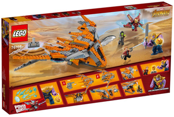  «Конструктор LEGO Super Heroes Marvel Танос: последняя битва 674 детали (76107) », бренда LEGO - фото №4 - миниатюра