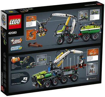  «Конструктор LEGO Technic Лісозаготівельна машина 1003 деталі (42080)», бренду LEGO - фото №2 - мініатюра