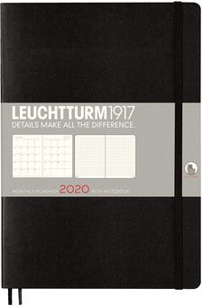  «Ежемесячник с заметками Leuchtturm1917 Composition 2020 Черный (360043)», бренда Leuchtturm1917 - фото №1 - миниатюра