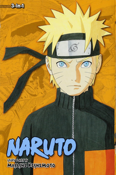 Бумажная книга «Naruto. 3-in-1 Edition. Volume 15», автор Масаси Кисимото - фото №1 - миниатюра