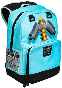  «Рюкзак JINX Minecraft Diamond Pickaxe (JINX-9494)», бренду JINX - фото №1 - мініатюра