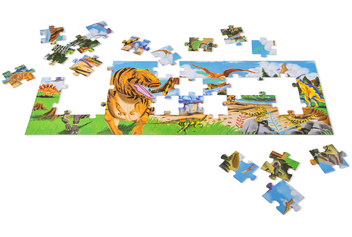  «Підлоговий пазл Melissa&Doug Країна динозаврів 48 елементів (MD10442)», бренду Melissa & Doug - фото №3 - мініатюра