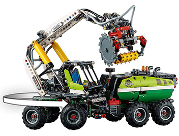  «Конструктор LEGO Technic Лісозаготівельна машина 1003 деталі (42080)», бренду LEGO - фото №4 - мініатюра