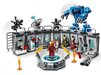  «Конструктор LEGO Super Heroes Marvel Лабораторія Залізної Людини 524 деталі (76125)», бренду LEGO - фото №2 - мініатюра
